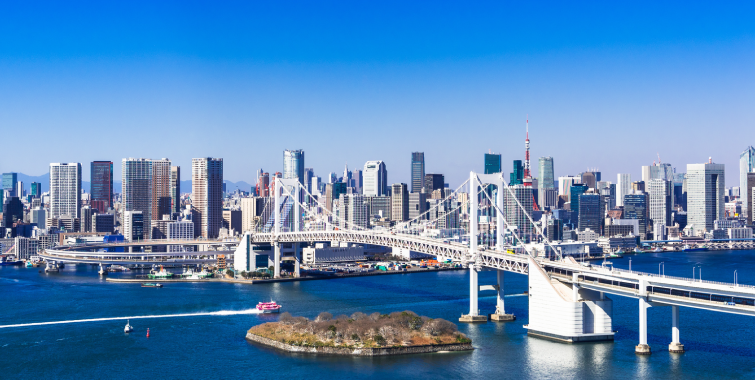 Rainbow Bridge in Tokyo